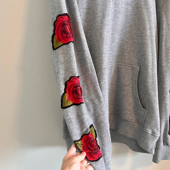 Criminal Damage Rose Hoodie - Picture 7 of 11